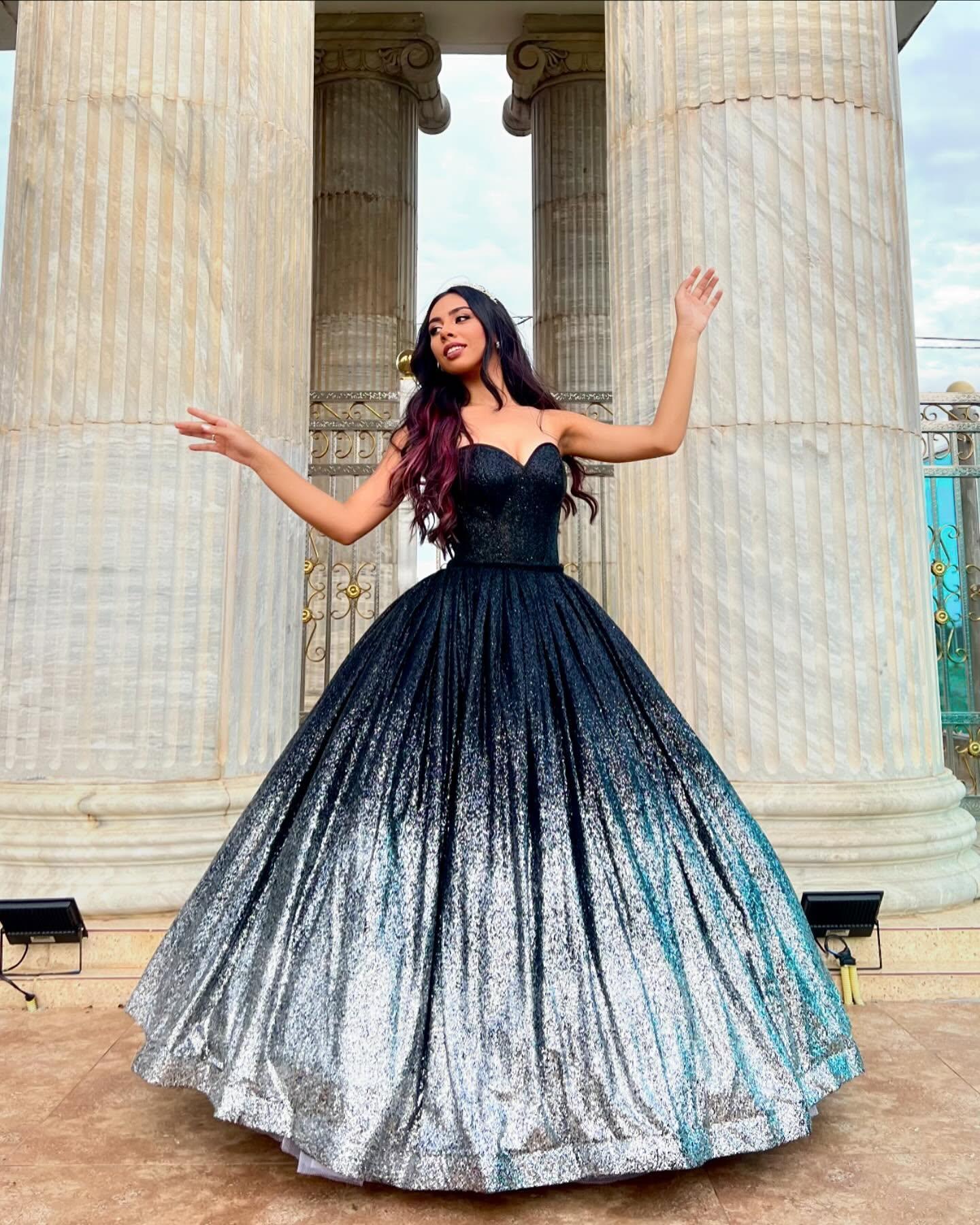Modelo de vestido de 15 anos do acervo MVTeen, look 9